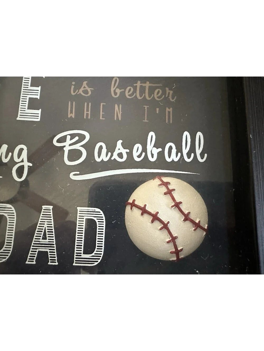 Baseball Dad Photo Frame Life Is Better Playing Baseball With Dad Father's Day